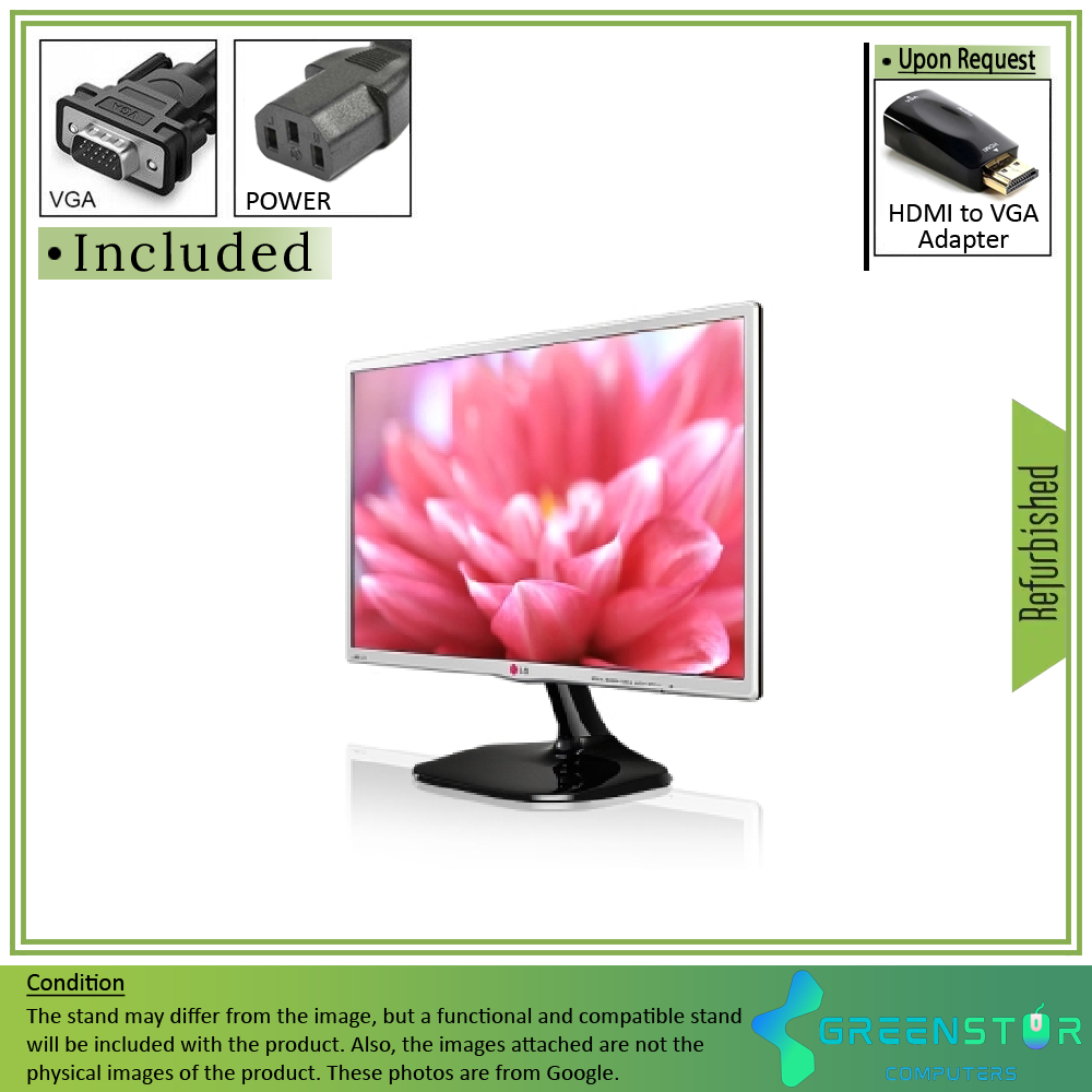Refurbished(Good) - LG 24MP56HQ 24" Widescreen 1920x1080 Full HD LED Blacklight IPS monitor : VGA D Sub | HDMI