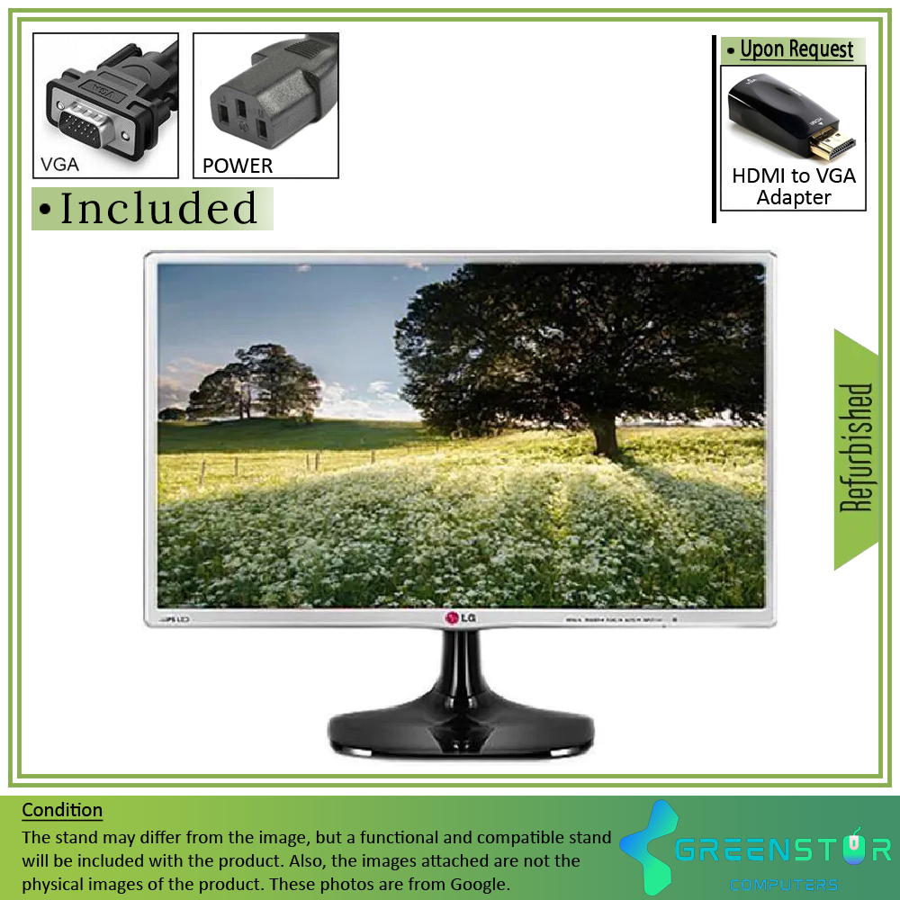 Refurbished(Good) - LG 24MP56HQ 24" Widescreen 1920x1080 Full HD LED Blacklight IPS monitor : VGA D Sub | HDMI