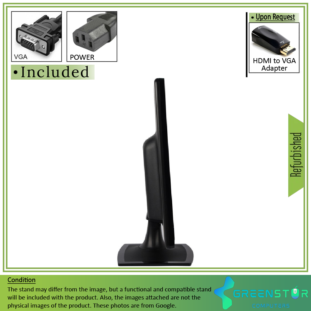 Refurbished(Good) - Planar Systems PLL2210W 21.5" Widescreen 1920 x 1080 Full HD LCD Monitor| VGA, DVI