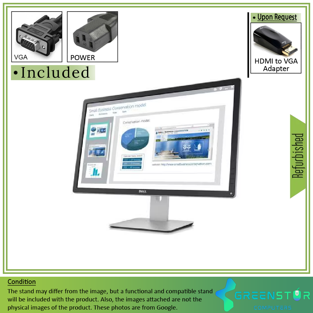 Refurbished(Good) - DELL P2714HC 27" Widescreen 1920x1080 FHD LED Backlight LCD IPS Flat Panel Monitor | VGA, DVI, DisplayPort