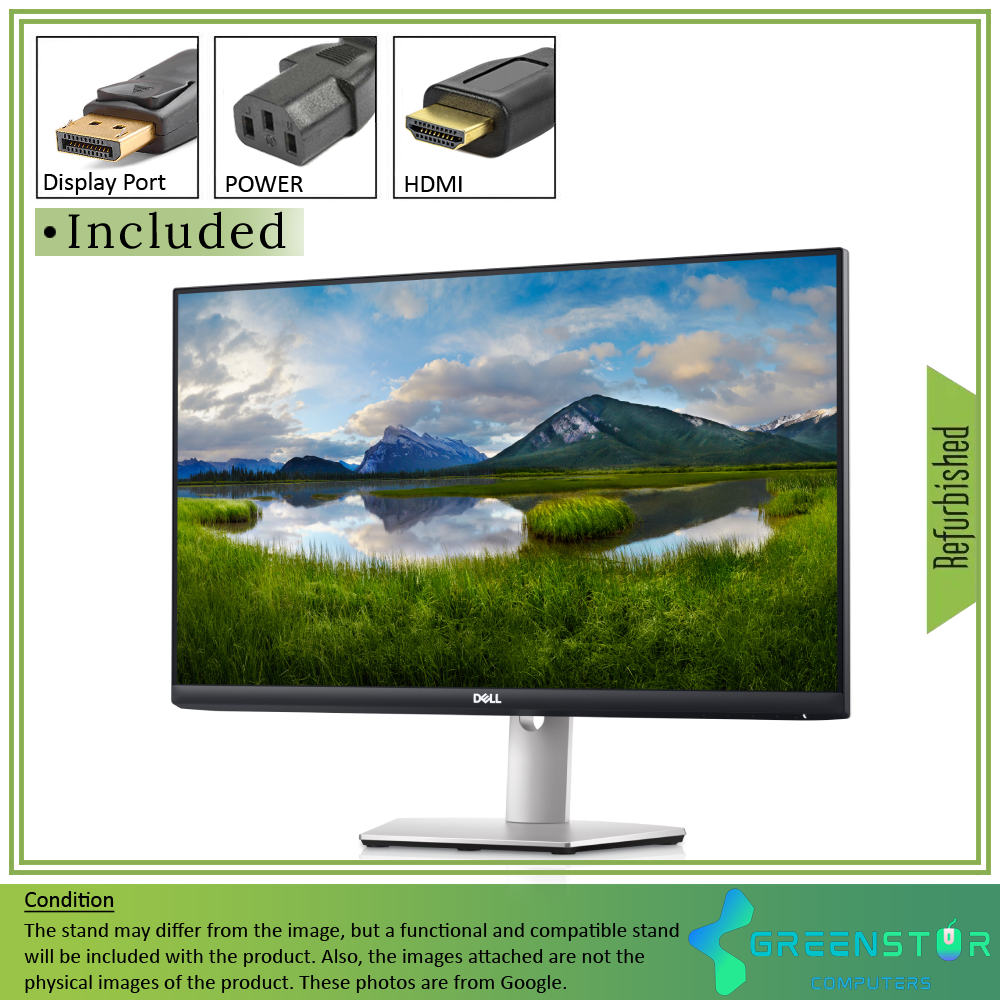 Refurbished(Good) - Dell S2421HS 24'' Widescreen 1920x1080 LED Backlight IPS Monitor : HDMI 1.4 | Display port