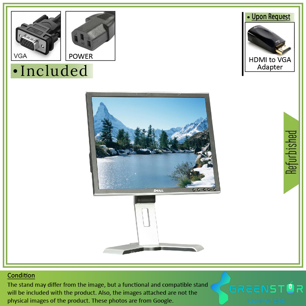 Refurbished(Good) - Dell UltraSharp 2007FP 20" Square 1600x1200 HD+ LCD TN Flat Panel Monitor | VGA, DVI