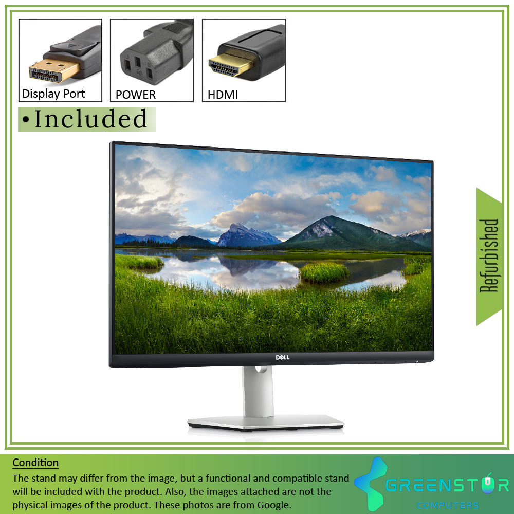 Refurbished(Good) - Dell S2421HS 24'' Widescreen 1920x1080 LED Backlight IPS Monitor : HDMI 1.4 | Display port