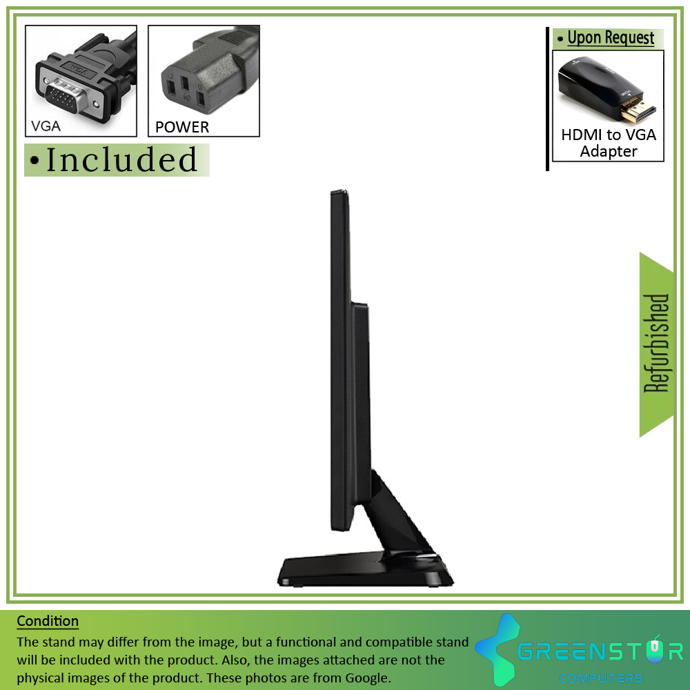 Refurbished(Good) - LG 22MP47HQ-P 22" Widescreen 1920x1080 Full HD LED Backlight IPS Monitor : VGA D Sub | HDMI