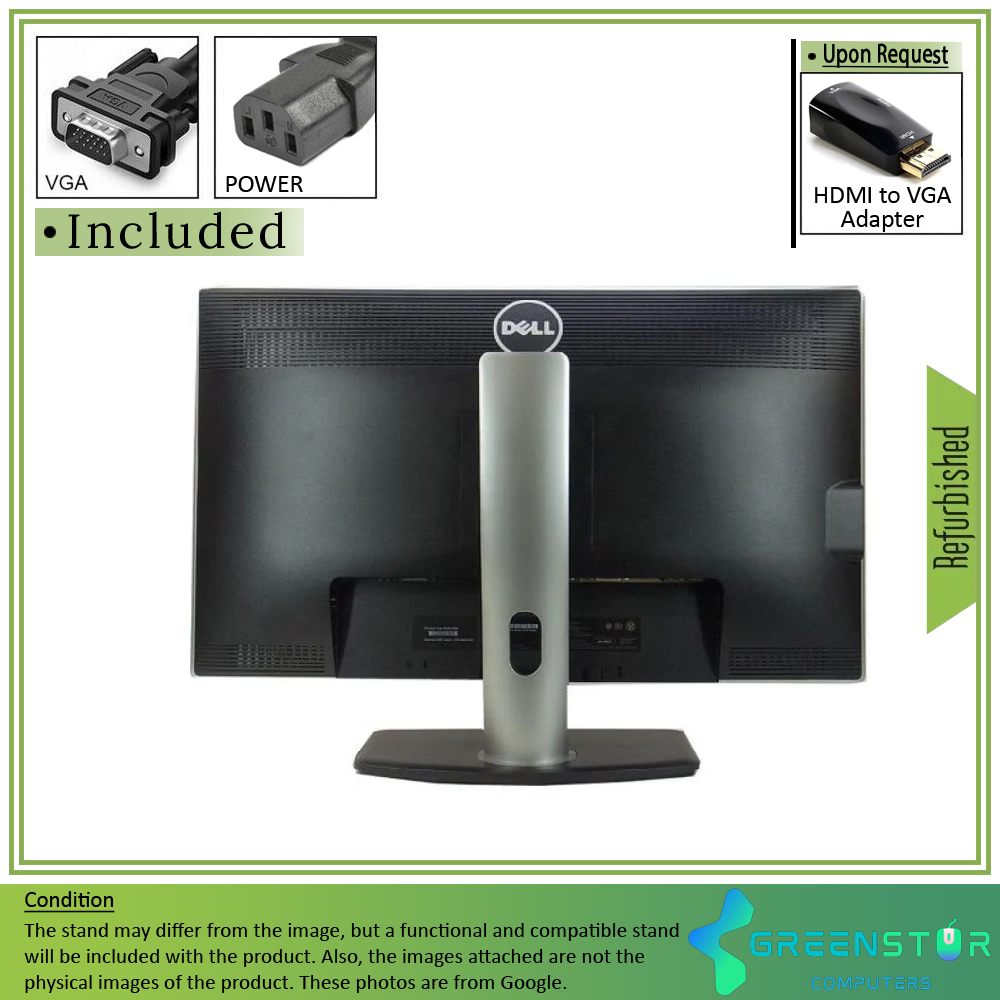 Refurbished(Good) - Dell U2713HM 27'' Ultra Widescreen 2560x1440 Flat LED Backlight IPS LCD Monitor : DVI D-Sub | DVI - D | HDMI | Display Port