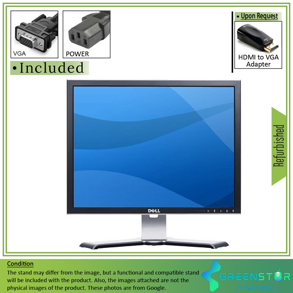 Refurbished(Good) - Dell UltraSharp 2007FP 20" Square 1600x1200 HD+ LCD TN Flat Panel Monitor | VGA, DVI