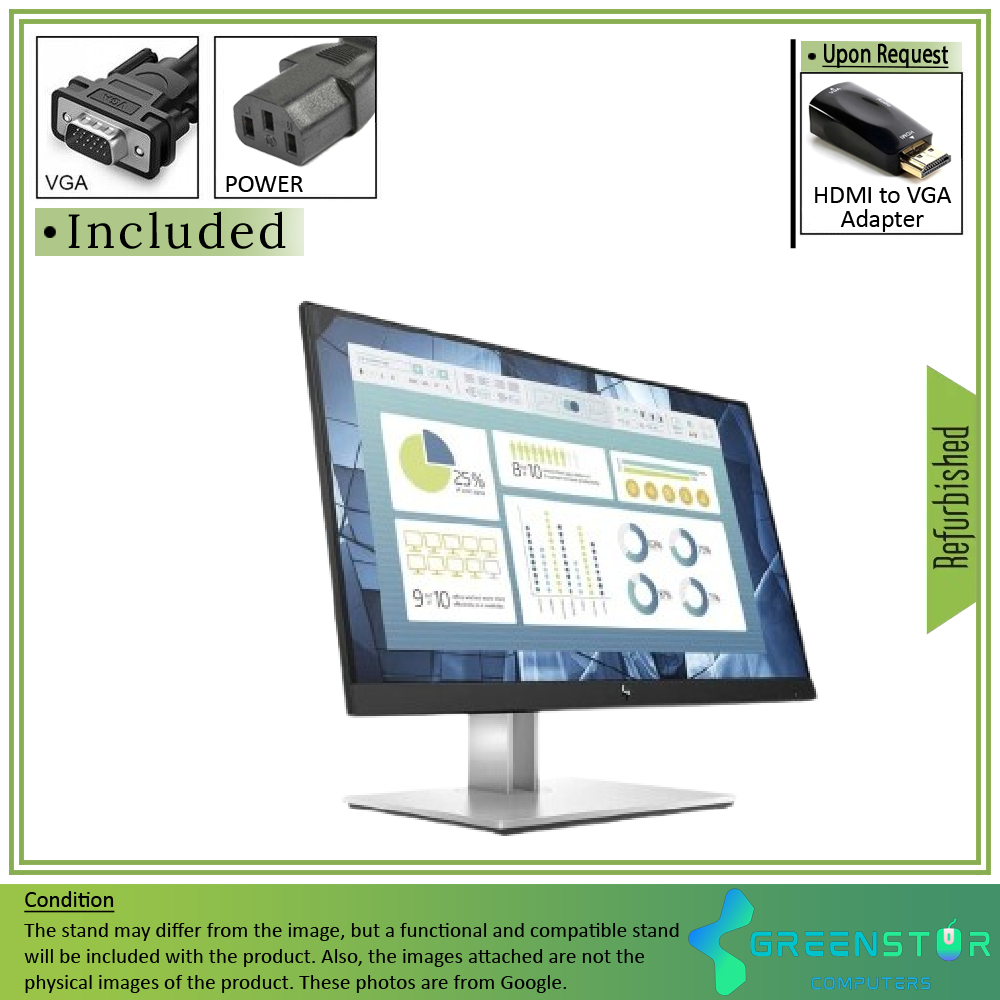 Refurbished(Good) - HP E22 G4 21.5" Widescreen 1920x1080 Full HD LED Backlight IPS LCD Monitor : VGA | HDMI | Displayport