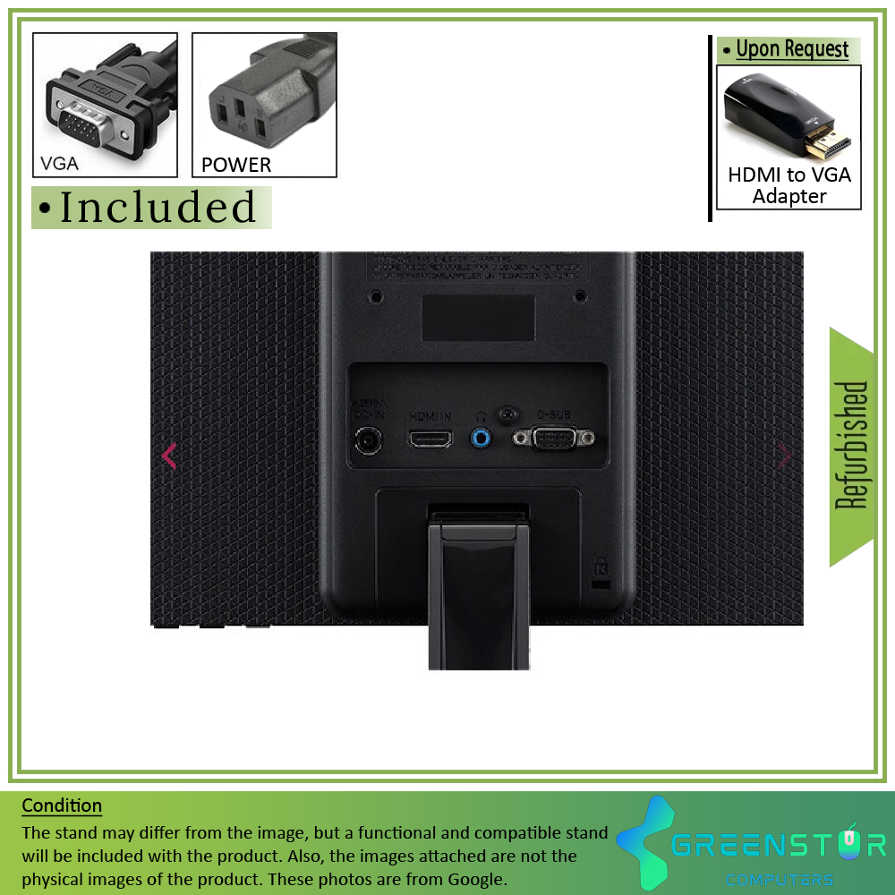 Refurbished(Good) - LG 22MP47HQ-P 22" Widescreen 1920x1080 Full HD LED Backlight IPS Monitor : VGA D Sub | HDMI