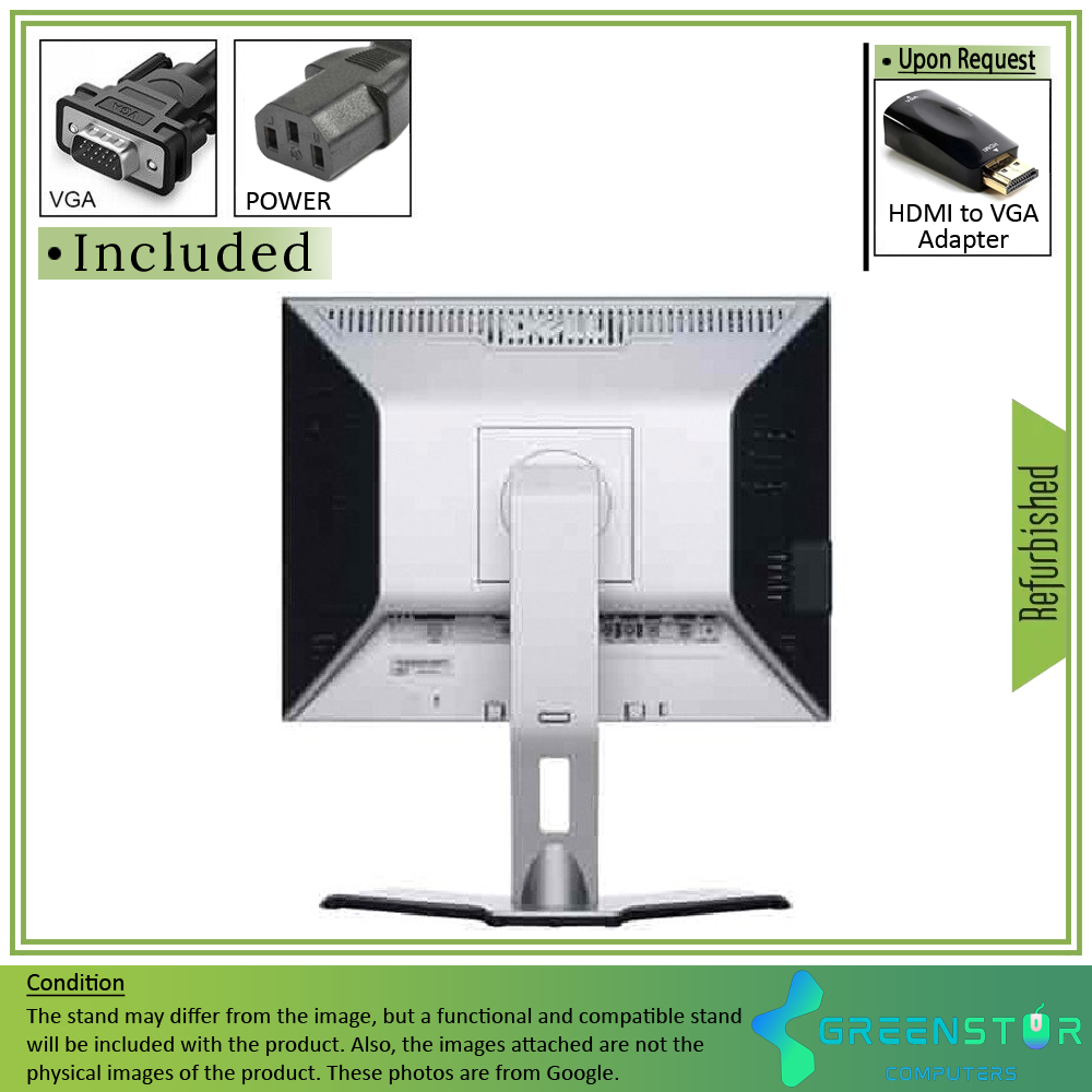 Refurbished(Good) - Dell UltraSharp 2007FP 20" Square 1600x1200 HD+ LCD TN Flat Panel Monitor | VGA, DVI