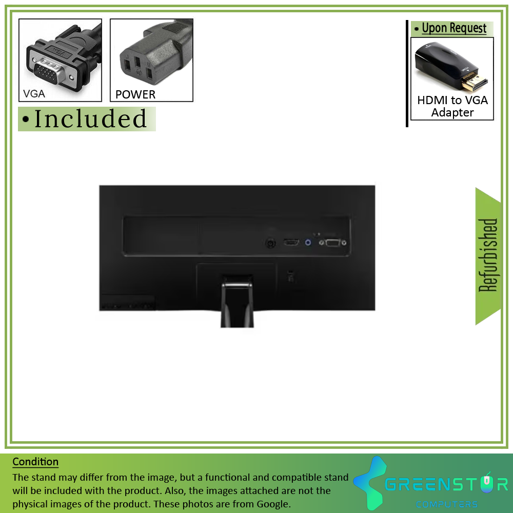 Refurbished(Good) - LG 24MP56HQ 24" Widescreen 1920x1080 Full HD LED Blacklight IPS monitor : VGA D Sub | HDMI