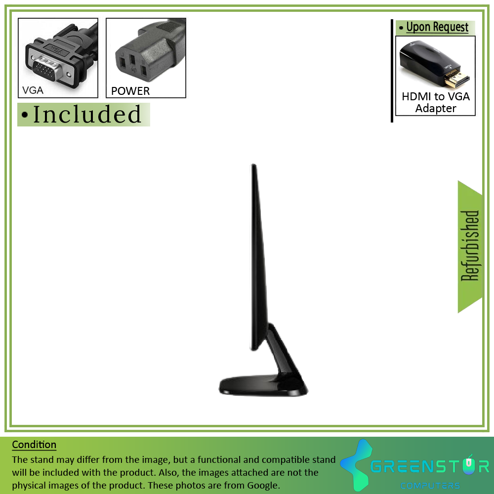 Refurbished(Good) - LG 24MP56HQ 24" Widescreen 1920x1080 Full HD LED Blacklight IPS monitor : VGA D Sub | HDMI