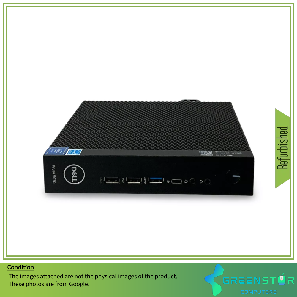 Grade A - Dell Wyse 5070 Pentium Silver J5005 1.5GHz  | 8GB | NO HDD | NO Adapter