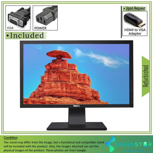Refurbished(Good) - Dell UltraSharp E2009WT 20" 1680x1050 HD Widescreen Flat Panel LCD Monitor