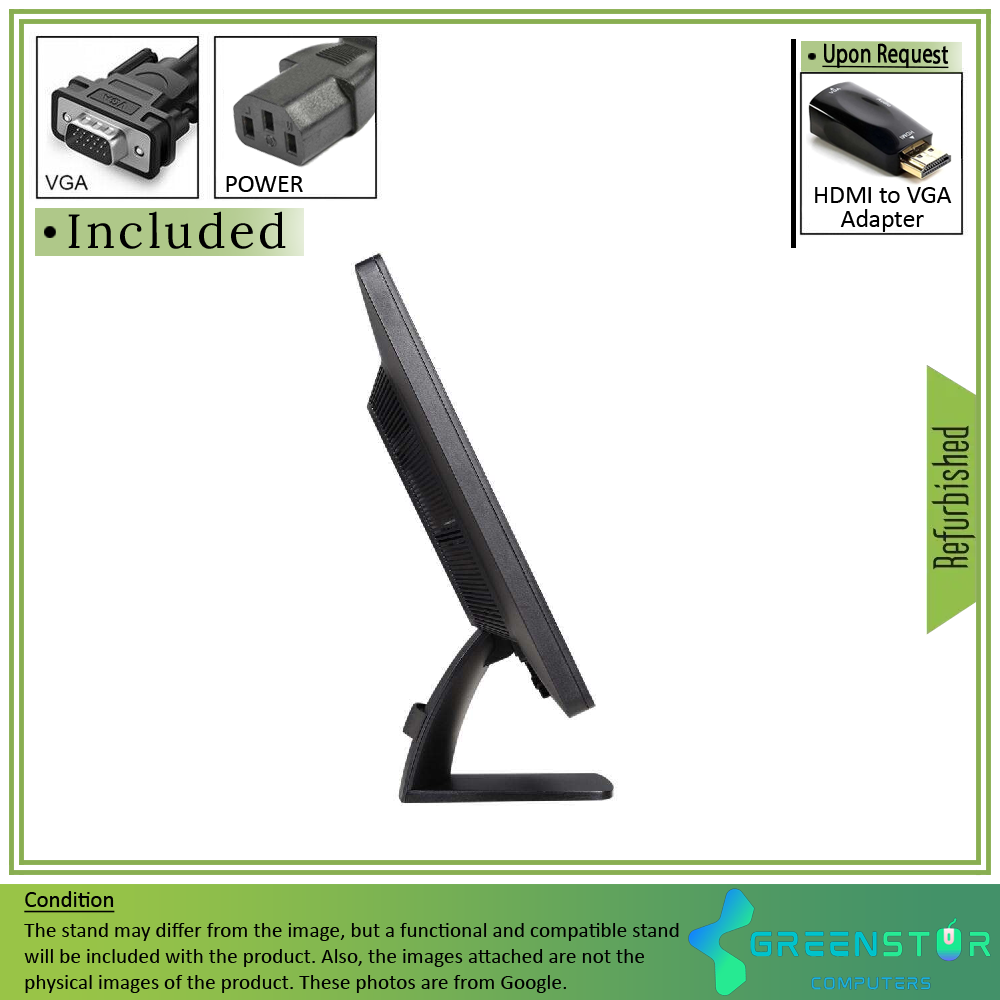 Refurbished(Good) - HP P231 ProDisplay 23" Widescreen 1920x1080 FHD LED Backlight LCD TN Monitor | VGA, DVI