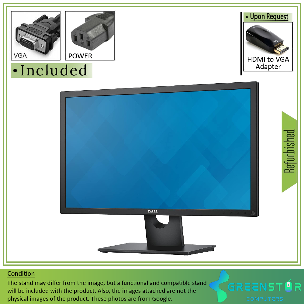 Refurbished(Good) - Dell E2316HF 23" Widescreen 1920x1080 Full HD LED Backlight LCD TN Monitor | VGA, DisplayPort