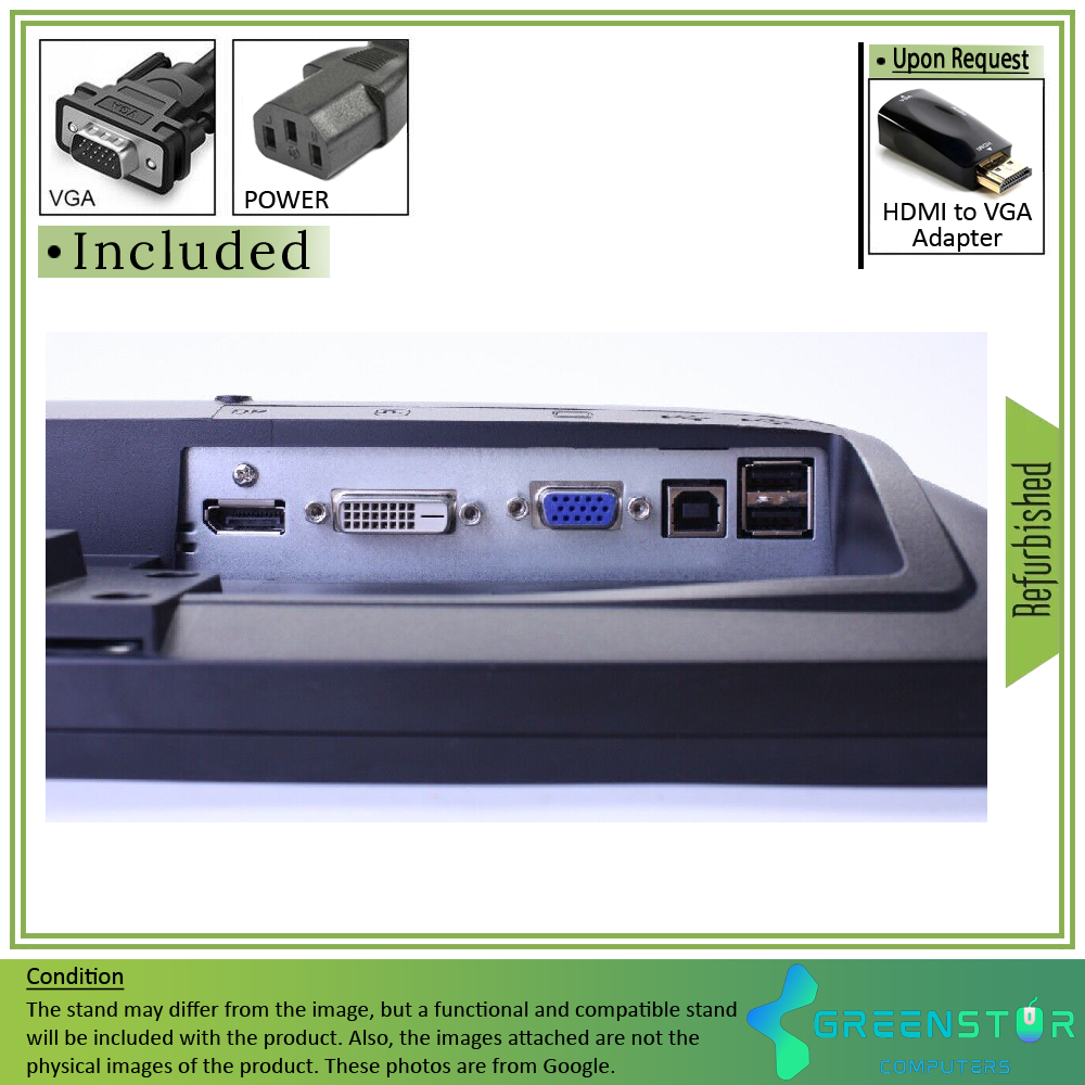 Refurbished(Good) - ViewSonic VG2039M-LED 20" Widescreen 1600 x 900 LED Backlight LCD Monitor | VGA D, DVI-D, DisplayPort