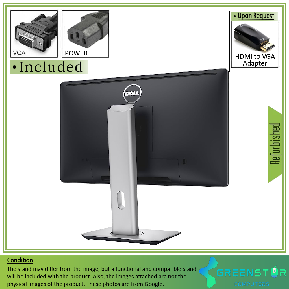 Refurbished(Good) - Dell Professional P2214H 22" WideScreen 1920x1080 FHD LED Back-lit IPS Monitor