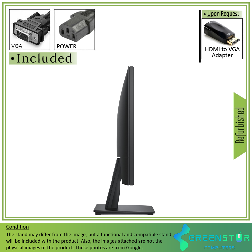 Refurbished(Good) - Dell E2316HF 23" Widescreen 1920x1080 Full HD LED Backlight LCD TN Monitor | VGA, DisplayPort