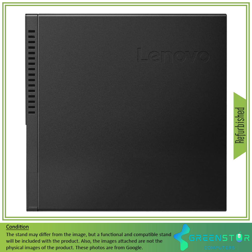 Refurbished (Good) - Lenovo Think Centre M910Q Tiny Desktop Computer | Core i5-7500T | 8GB | 256GB SSD