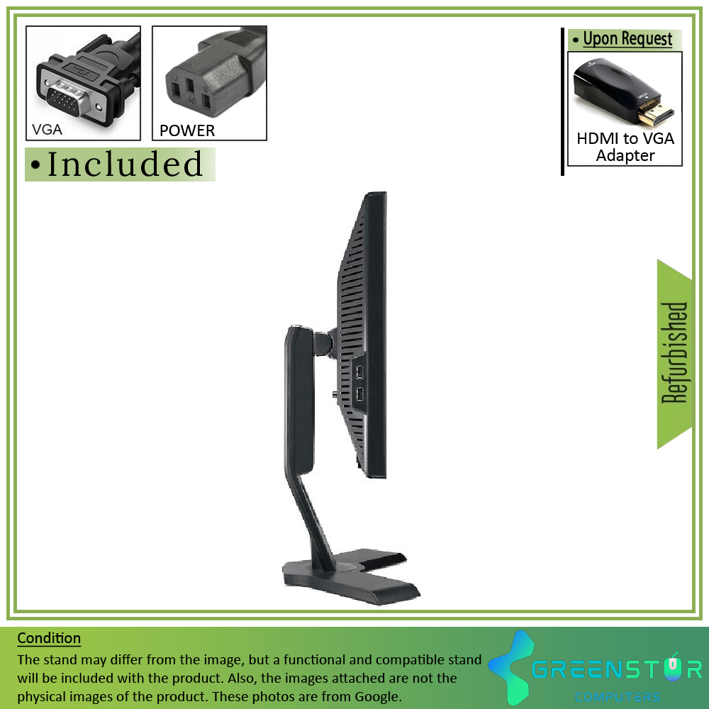 Refurbished(Good) - Dell Professional P190S 19" Squre 1280x1024 HD+ LCD TN Flat Panel Monitor | VGA, DVI