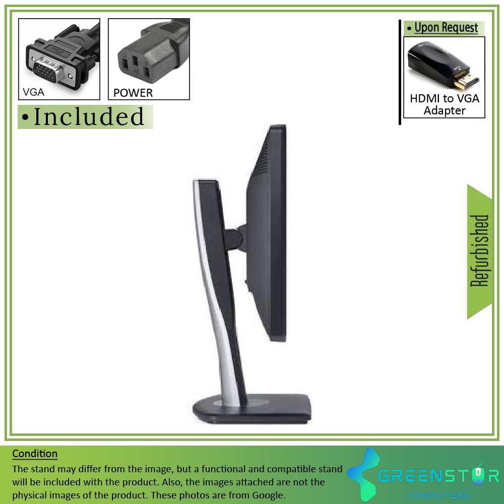 Refurbished(Good) - Dell Professional P1913 19" Widescreen 1400x900 HD+ LED Backlight LCD TN Panel Monitor | VGA, DVI, DisplayPort