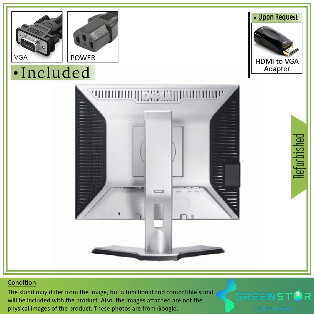Refurbished(Good) - Dell UltraSharp 1908FP 19" Squre1280x1024 HD+ LCD TN Flat Panel Monitor | VGA, DVI
