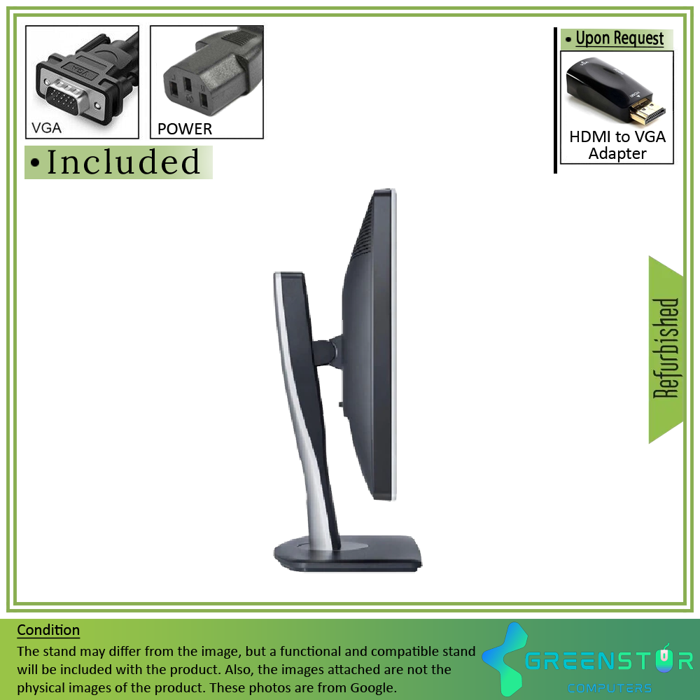 Refurbished(Good) - Dell Professional P2213 22''Widescreen 1680x1050 HD LED Backlight LCD TN Monitor | VGA, DVI, DisplayPort