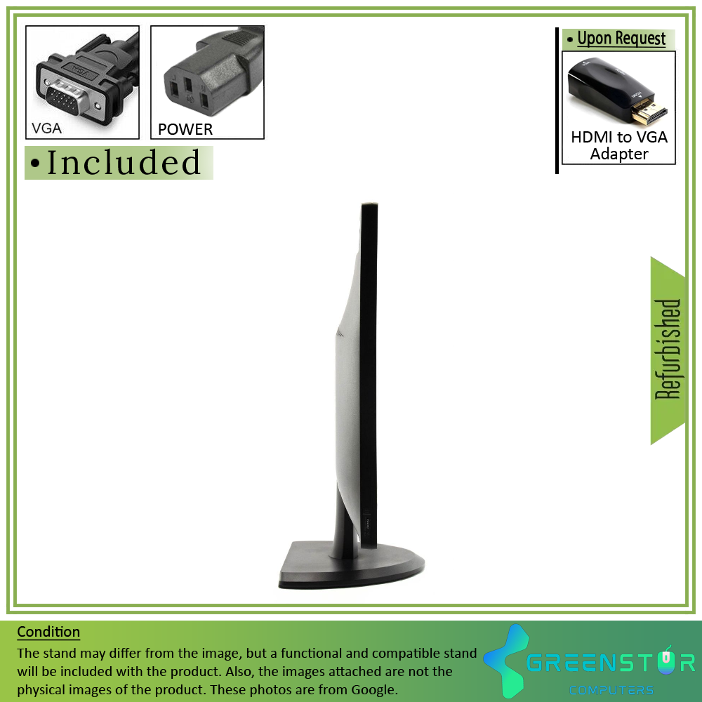 Refurbished(Good) - Lenovo ThinkVision E2323swA 23" Widescreen 1920x1080 FHD WLED Backlit LCD Monitor | VGA, DVI