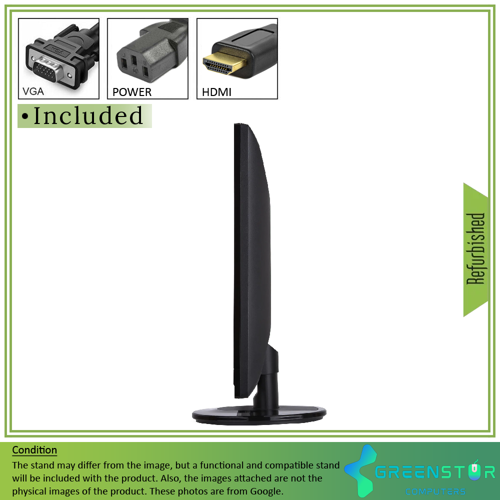 Refurbished(Good) - ViewSonic VA2246MH-LED 22" Widescreen 1920x1080 FHD LED Backlight TN Monitor - Open Box | VGA D -Sub ,HDMI Standard