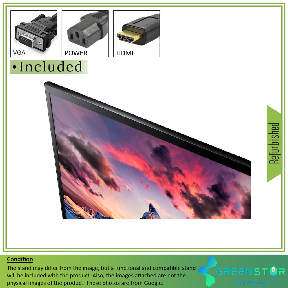 Refurbished(Good) - Samsung S27F350FH 27'' Widescreen 1920x1080 Full HD LED Backlight PLS Monitor : VGA D Sub | HDMI
