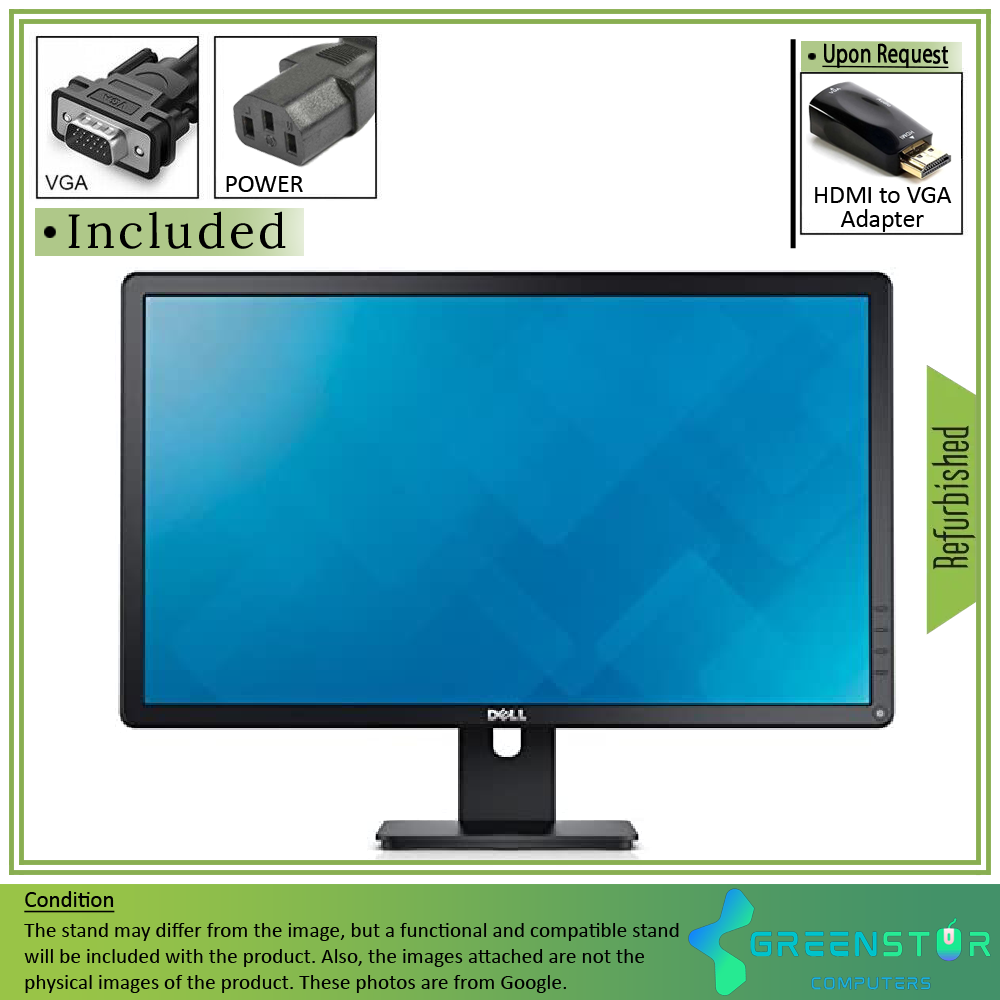 Refurbished(Good) - Dell E2314HF 23" Widescreen 1920x1080 LED Backlit LCD TN Monitor
