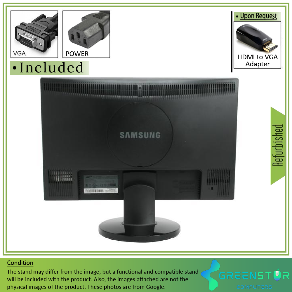 Refurbished(Good) - Samsung SyncMaster 2243SWX 21.5" Widescreen 1920x1080 FHD LCD VA Flat Panel Monitor | VGA, DVI