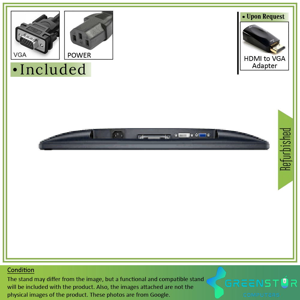 Refurbished(Good) - Dell E-Series E2213Hb 22" 1920x1080 FHD Widescreen LED Backlight LCD TN Monitor | VGA, DVI