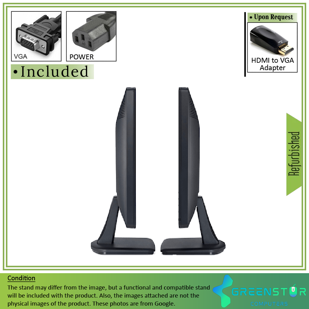 Refurbished(Good) - Dell E-Series E2213Hb 22" 1920x1080 FHD Widescreen LED Backlight LCD TN Monitor | VGA, DVI