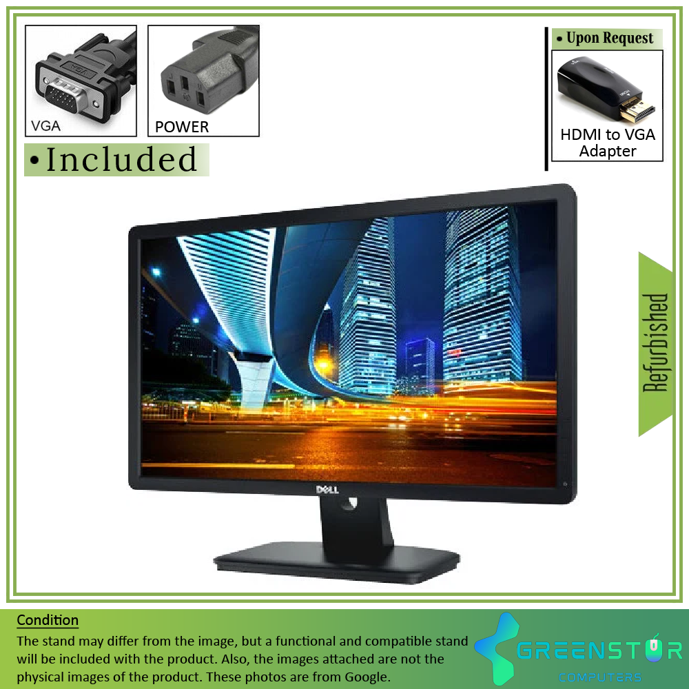 Refurbished(Good) - Dell E-Series E2213Hb 22" 1920x1080 FHD Widescreen LED Backlight LCD TN Monitor | VGA, DVI