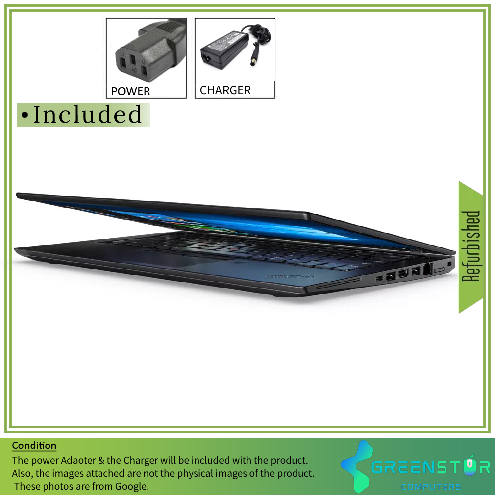 Refurbished(Good) - Lenovo ThinkPad T470s 14" 1920x1080 FHD LED Backlit IPS Laptop | Intel Core i5-6th Gen | 12GB RAM | 256GB | Windows 10