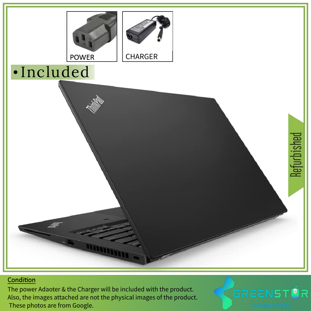 Refurbished(Good) - Lenovo ThinkPad T470S 14" 1920x1080 FHD LED Backlit IPS Laptop | Intel Core i5-7th Gen | 12GB RAM | 256GB | Webcam | HDMI | Windows 10