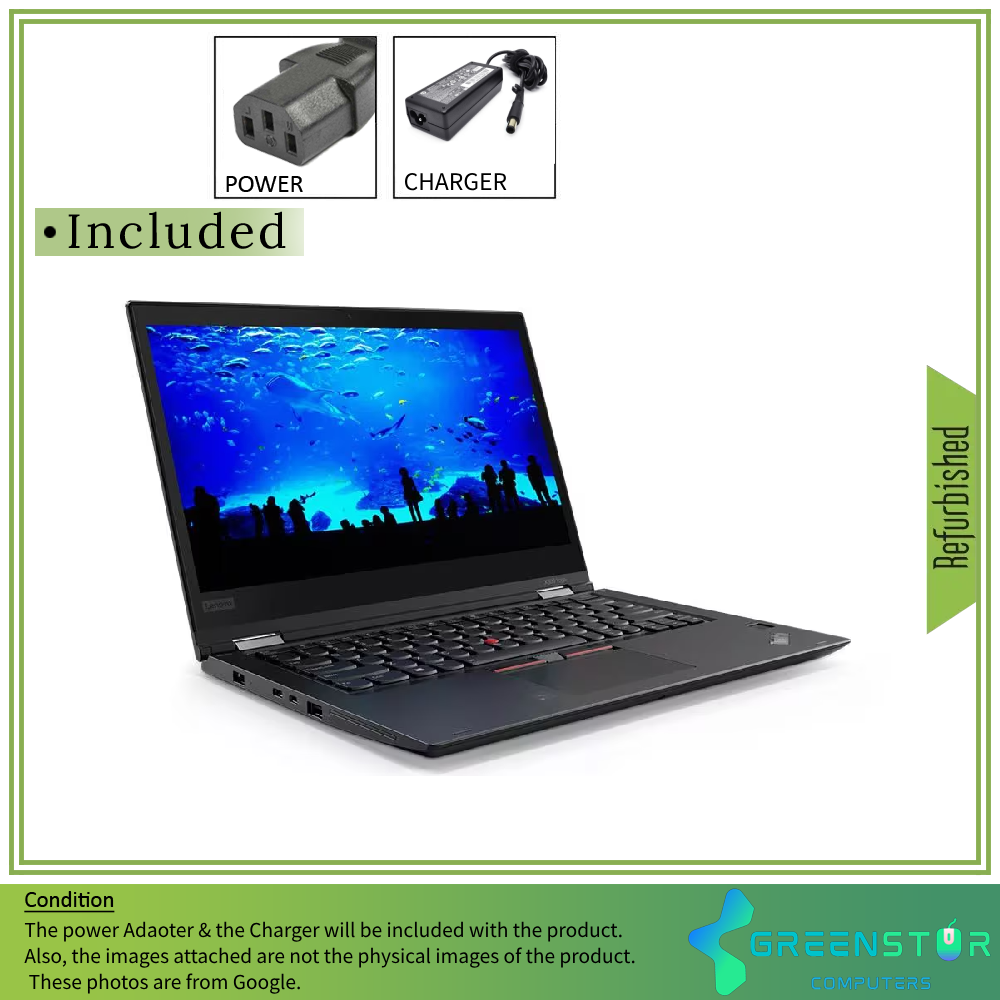 Refurbished(Good) - Lenovo Thinkpad X380 Yoga Intel Core i5-8350U 13.3" FHD Touch Windows 11 Pro Laptop | 8 GB RAM | 256GB SSD