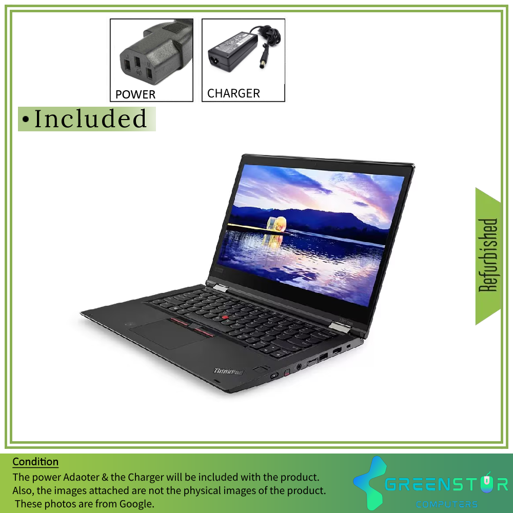 Refurbished(Good) - Lenovo Thinkpad X380 Yoga Intel Core i5-8350U 13.3" FHD Touch Windows 11 Pro Laptop | 8 GB RAM | 256GB SSD