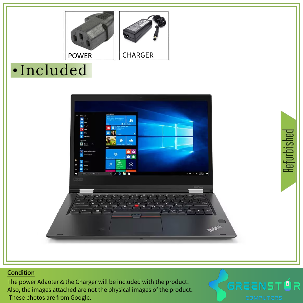 Refurbished(Good) - Lenovo Thinkpad X380 Yoga Intel Core i5-8350U 13.3" FHD Touch Windows 11 Pro Laptop | 8 GB RAM | 256GB SSD