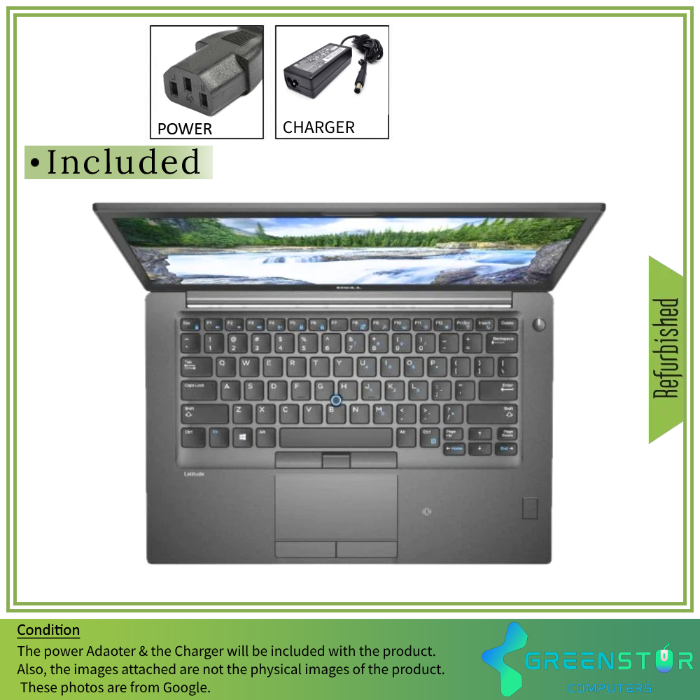 Refurbished(Good) - Dell Latitude 7480 14' 1920x1080 FHD Laptop | Intel Core i5 6th Gen - i5-6300U - 3Ghz | 256 GB SSD | 16 GB RAM | Windows 10 Pro