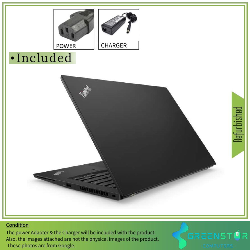 Lenovo ThinkPad T480s 14" 1920x1080 FHD LED Backlit IPS Laptop | Intel Core i5-8th Gen | 8GB RAM | 256 GB NVME