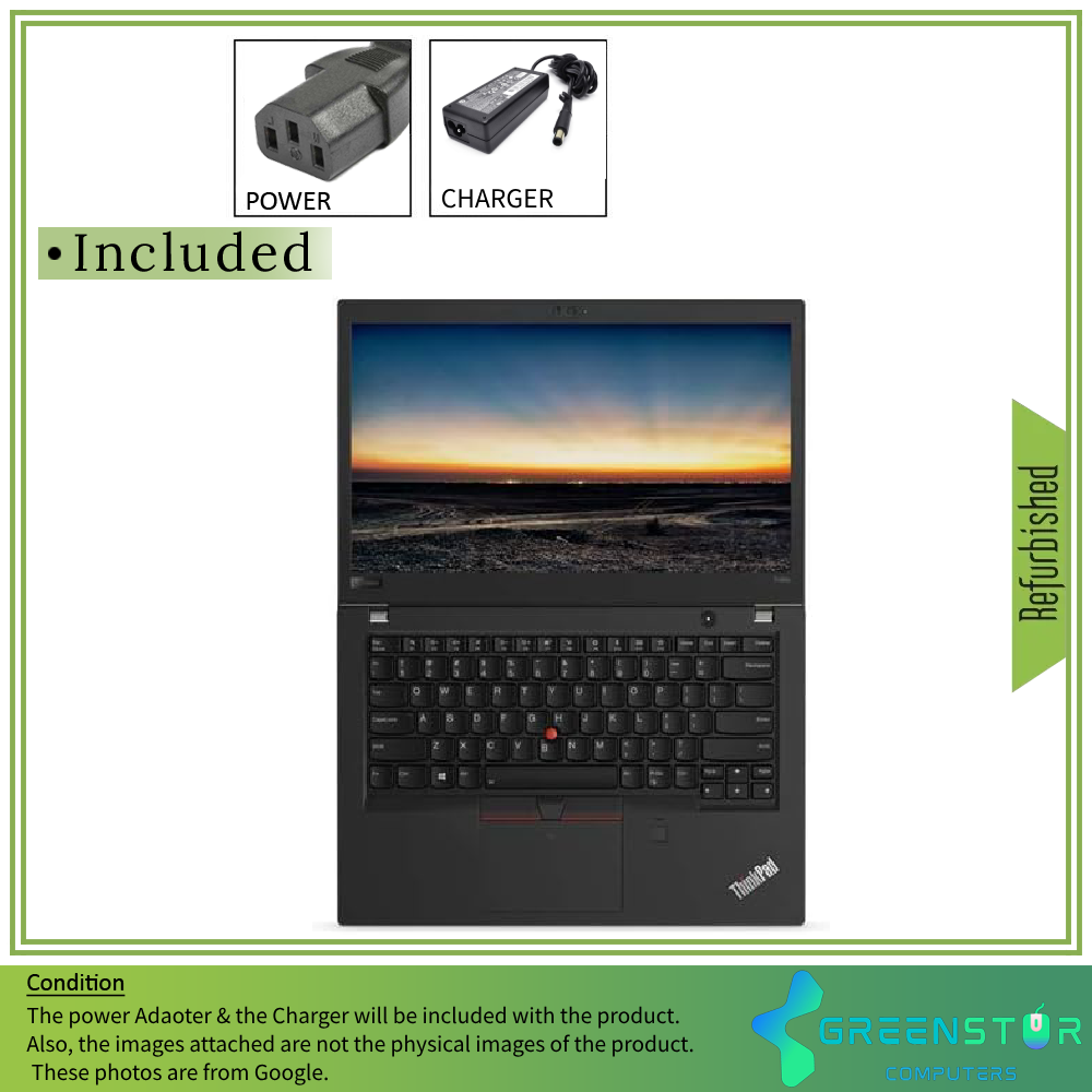 Lenovo ThinkPad T480s 14" 1920x1080 FHD LED Backlit IPS Laptop | Intel Core i5-8th Gen | 8GB RAM | 256 GB NVME