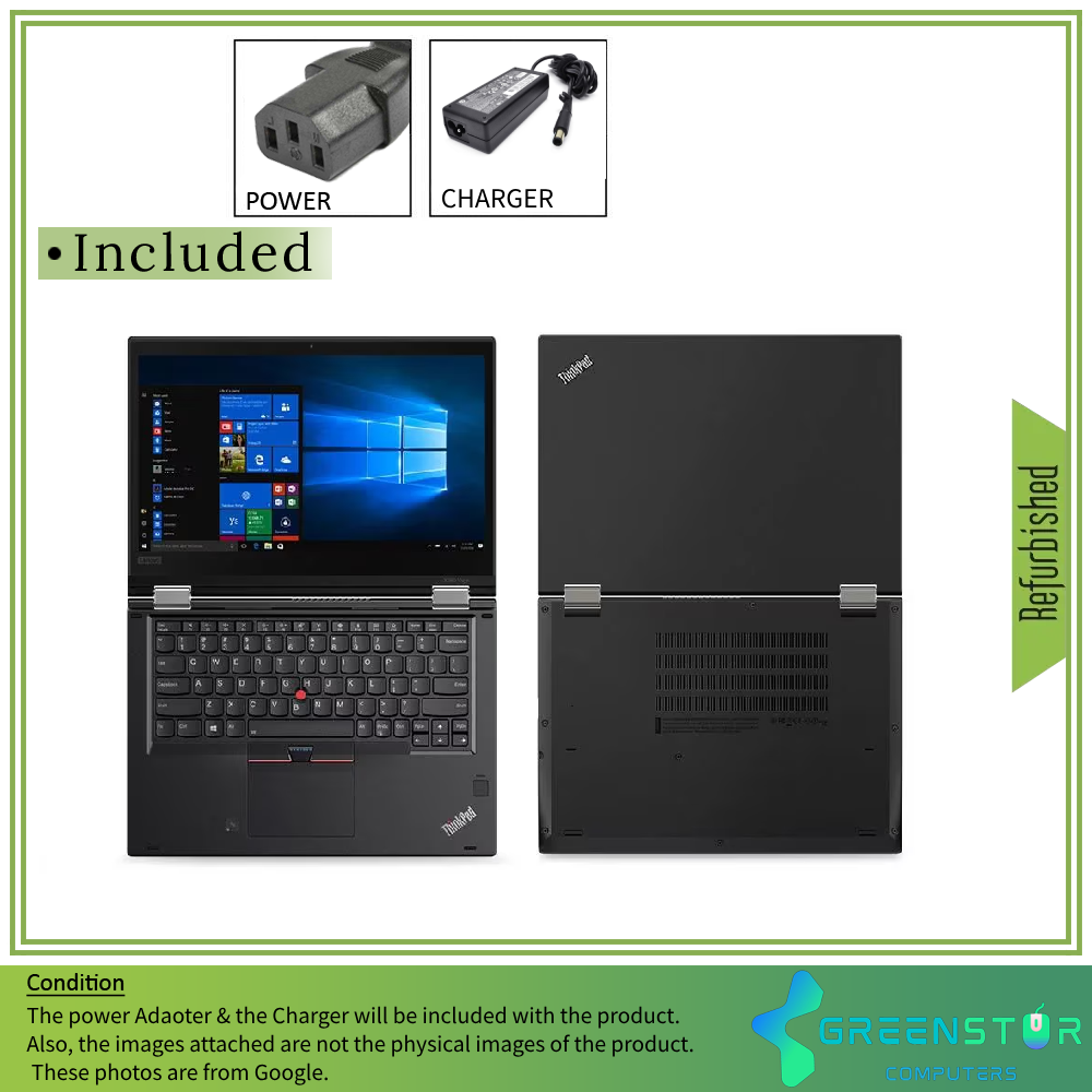 Refurbished(Good) - Lenovo Thinkpad X380 Yoga Intel Core i5-8350U 13.3" FHD Touch Windows 11 Pro Laptop | 8 GB RAM | 256GB SSD