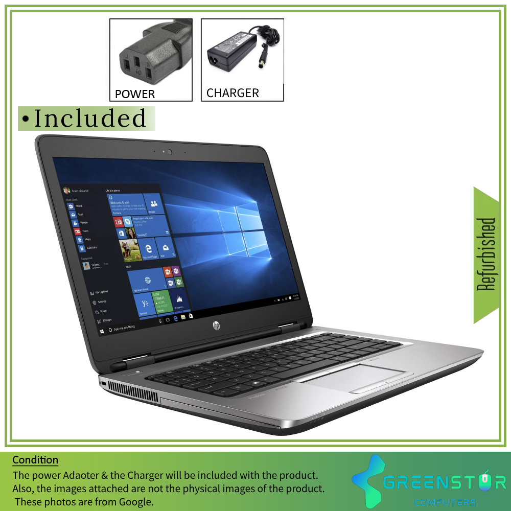 Refurbished(Good) - HP ProBook 640 G2 Notebook | i5 2.4GHz | 8GB RAM | 256GB SSD | Windows 10 Pro