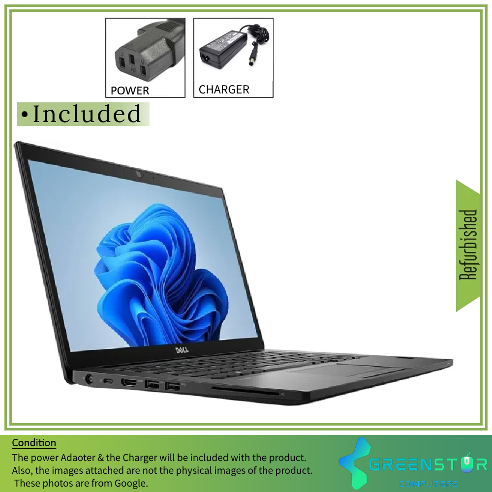 Refurbished(Excellent) -  Dell Latitude 7490 14' 1920x1080 FHD Business Laptop | Intel Core i5 8th Gen - i5-8350U - 3Ghz | 512GB SSD | 16GB DDR4 RAM | Windows 11 Pro | Backlight Keyboard | HDMI