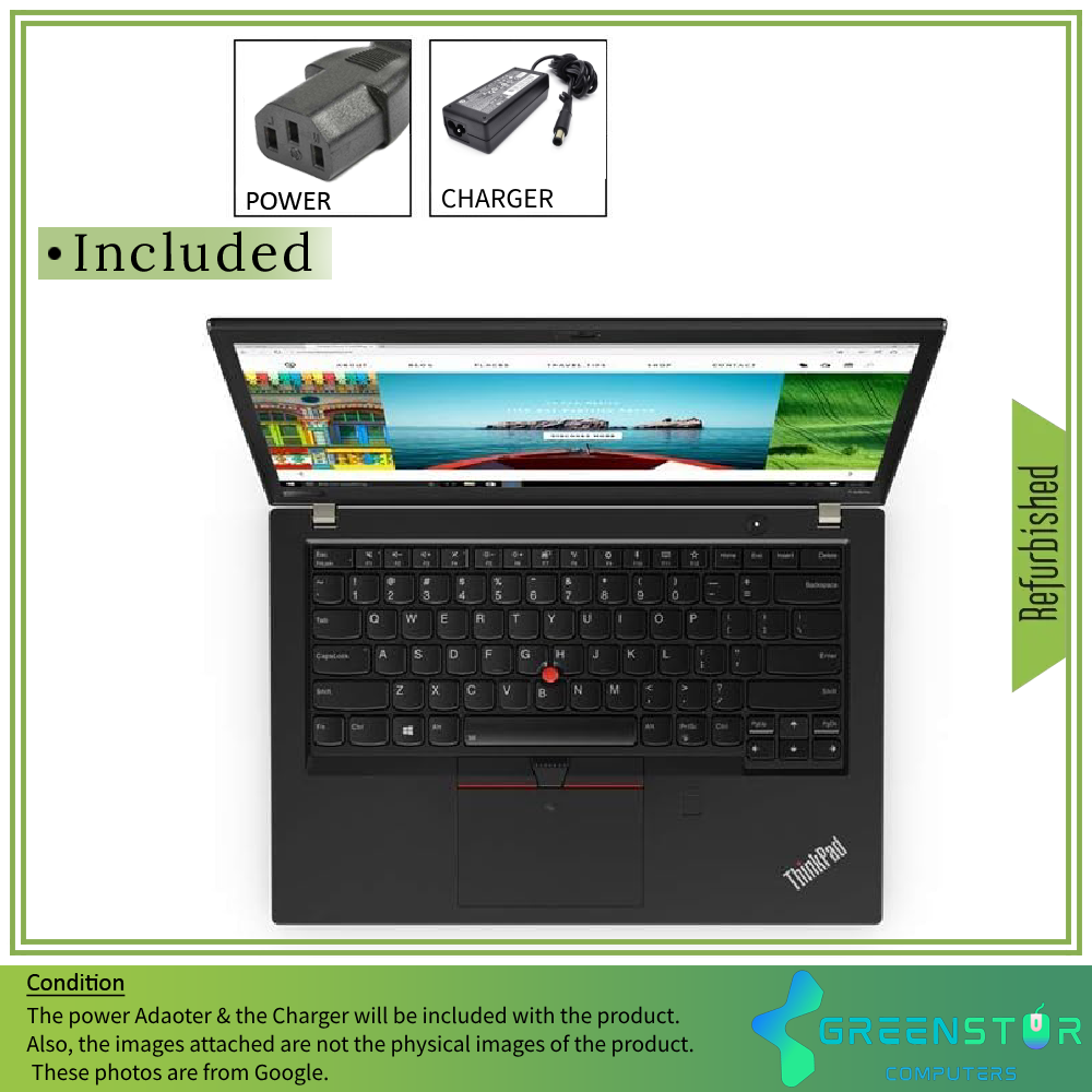 Lenovo ThinkPad T480s 14" 1920x1080 FHD LED Backlit IPS Laptop | Intel Core i5-8th Gen | 8GB RAM | 256 GB NVME