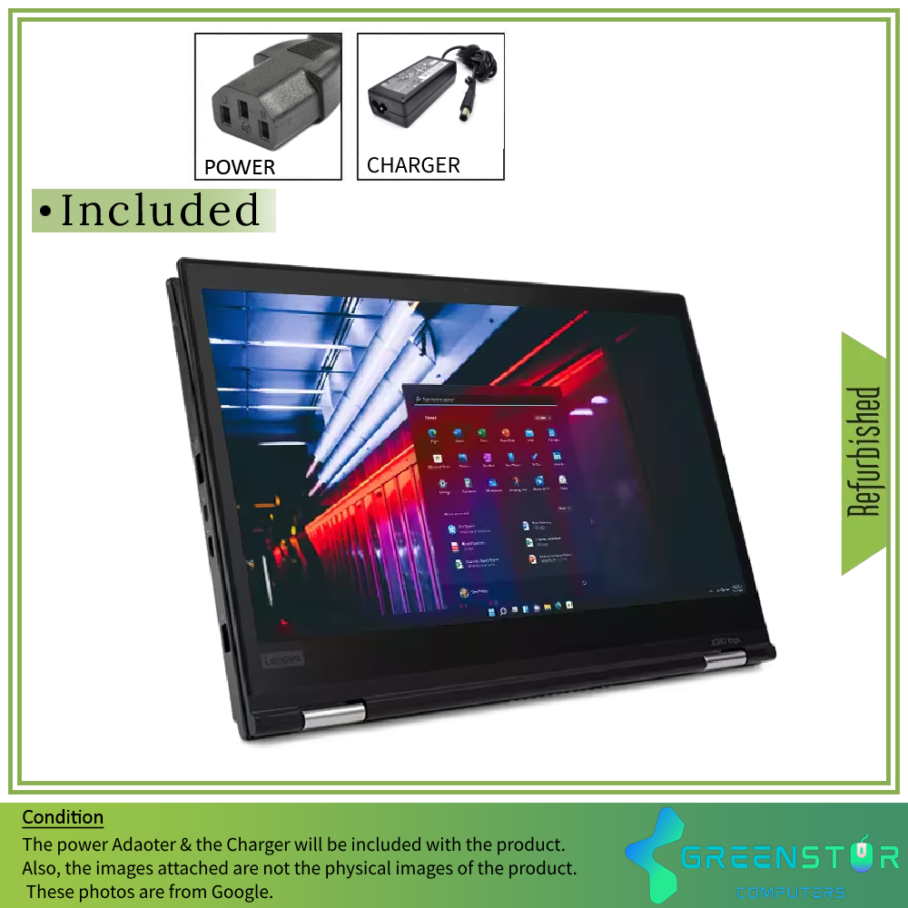 Refurbished(Good) - Lenovo Thinkpad X380 Yoga Intel Core i5-8350U 13.3" FHD Touch Windows 11 Pro Laptop | 8 GB RAM | 256GB SSD