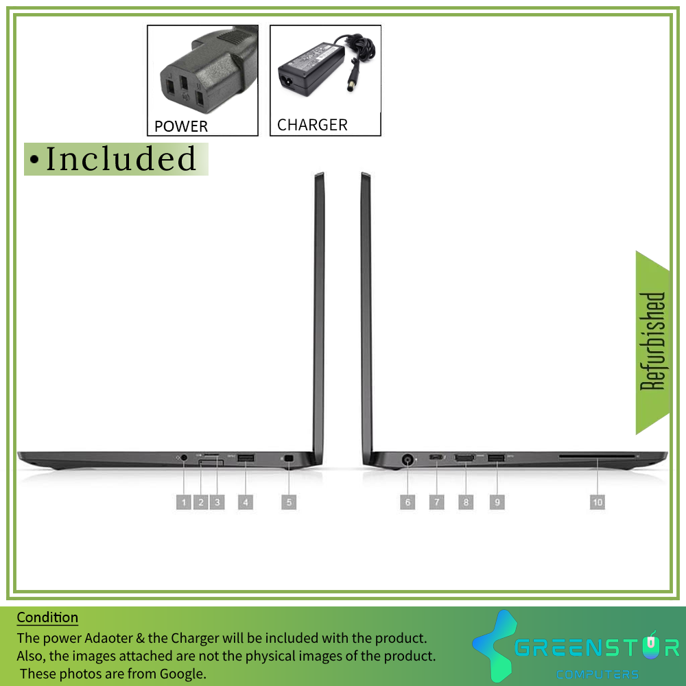 Refurbished(Good) - Dell Latitude 7490 Intel I5-8TH GEN Dual Core 3.4Ghz 14" FHD Windows 11 Laptop | 16GB RAM | 256GB SSD