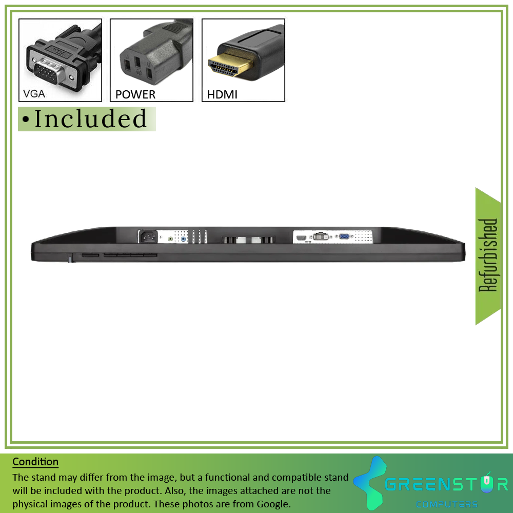 Refurbished(Good) - ViewSonic VX2703MH-LED 27" Widescreen 1920x1080 FHD LED Backlight LCD TN Panel Monitor | VGA, DVI, HDMI Standard